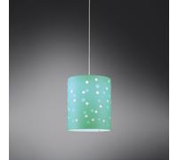 Sospensione Moderna Pois Polilux ® Verde Pastello 1 Luce E27 D27Cm