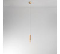 Sospensione Moderna Poule Metallo Vetro Ambra Led 8W Dimmetabile Ip20 [EEK: A++]