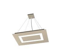 Sospensione Moderna Rettangolare Carpet Metallo Sabbia 4 Luci 2G11 58X39Cm