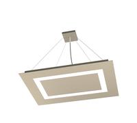 Sospensione Moderna Rettangolare Carpet Metallo Sabbia 4 Luci 2G11 70X48Cm