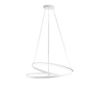 Sospensione Moderna Ritmo Metallo Bianco Led 55W Dimmerabile Ip20