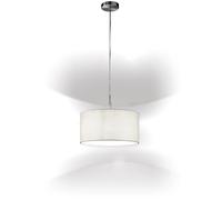 Sospensione Moderna Round Hotel Metallo Cromo 1 Luce E27 Ip20 D40
