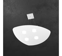 Sospensione Moderna Shape Metallo Bianco 4 Luci Gx53 [EEK: A++]
