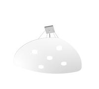 Sospensione Moderna Shape Metallo Bianco 5 Luci Gx53