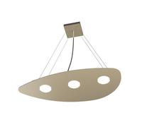 Sospensione Moderna Shape Metallo Sabbia 3 Luci Gx53