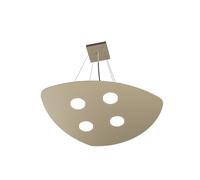 Sospensione Moderna Shape Metallo Sabbia 4 Luci Gx53