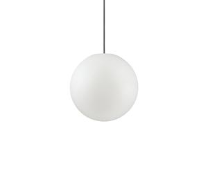 Sospensione Moderna Sole Alluminio Bianco 1 Luce E27 D30Cm