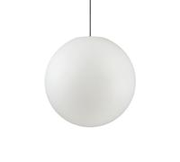 Sospensione Moderna Sole Alluminio Bianco 1 Luce E27 D50Cm
