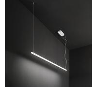 Sospensione Moderna Syncro Metallo Bianco Acrilico Led 35W 3000K