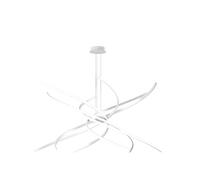 TORNADO SOSPENSIONE D.100 CM. BIANCO LUCE NATURALE 4000K 1163-S100 N-BI