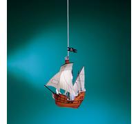 Sospensione Moderna Veliero Polilux ® Grafica Veliero Pirati 1 Luce E27