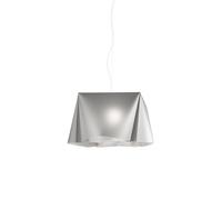 Sospensione Moderna Wanda Polilux ® Argento E Metallo Cromo 1 Luce E27 D45Cm