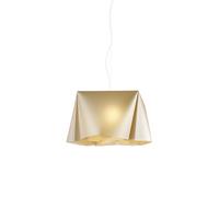 Sospensione Moderna Wanda Polilux ® New Gold E Metallo Cromo 1 Luce E27