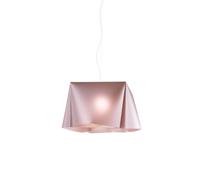 Sospensione Moderna Wanda Polilux ® Pink Metal E Metallo Cromo 1 Luce E27