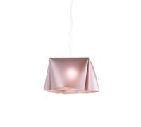 Sospensione Moderna Wanda Polilux ® Pink Metal E Metallo Cromo 1 Luce E27 D45Cm