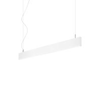 Sospensione Modulare Moderna Linus Alluminio Bianco Led 32W 3000K Luce Calda