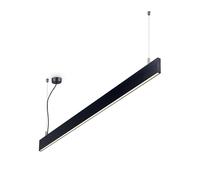 Sospensione Modulare Moderna Linus Alluminio Nero Led 32W 4000K Luce Naturale