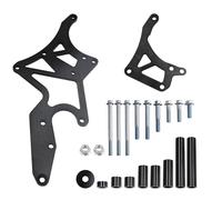 Sospensione Motore Per Motori Di Camion E SUV Per Chevrolet, Staffa Alternatore Serpentina Motore LS Per Conversione Pompa Servosterzo Supporto Motore Auto(Nero)