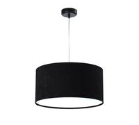 Sospensione Nero Bianco Tessuto Ø40cm Jerry Pendelleuchte Soggiorno Camera Letto