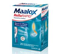 SOSPENSIONE ORALE MAALOX REFLURAPID 20 BUSTINE MONODOSE DA 10 ML