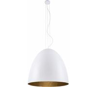 Sospensione Ornella Bianco Oro Metallo 5-flmg Rotondo Loft Pranzo Soggiorno Luce [EEK: A++]