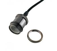 SOSPENSIONE PER BINARIO CLOCK NERO 1 LUCE ATTACCO E27 5X153CM