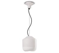 Sospensione Piccola Vintage Decò Bellota Ceramica Bianco Grezzo 1 Luce E27