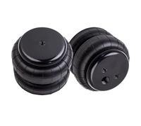 Sospensione Pneumatica Per Ford Per F150 2x Coppia Di Borse Per Sospensioni Pneumatiche Universali Standard 2500 Libbre 1/2"npt Porta Singola Ammortizzatori