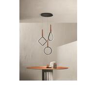 SOSPENSIONE REGOLI MIX LED 3000K 1800LM 36W DIMMERABILE 3 PUNTI LUCE