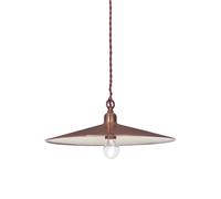 Sospensione Rustica-Country Cantina Metallo Rame 1 Luce E27
