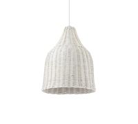 Sospensione Rustica-Country Haunt Corda Bianco 1 Luce E27