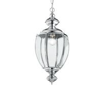 Sospensione Rustica-Country Norma Metallo Cromo 1 Luce E27