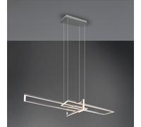 Sospensione Salinas cm110x40 1 LED 34W 4000K Nichel Opaco