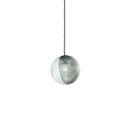 SOSPENSIONE VETRO BELLA 2 FUME' D.24CM H.26CM 1 LUCE ATTACCO E27