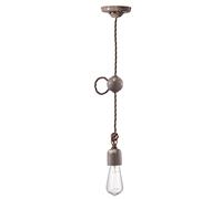 Sospensione Vintage Ceramica Tortora 1 Luce E27