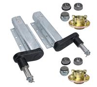 Sospensioni per rimorchio 750 kg sottoassi estesi con coppia mozzi PCD da 100 mm