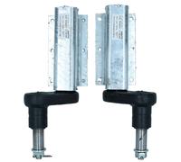 Sospensioni per rimorchio assi stub estesi zincati con coppia mozzi PCD da...