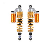 sospensioni pneumatiche Adatto per Honda Adatto per Yamaha 2 pezzi Moto Universale 310mm 330mm 350mm Ammortizzatori ad aria posteriori Sospensione Ammortizzatore Motociclette(1 pair 305mm Yellow)