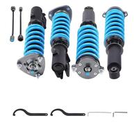 Sospensioni pneumatiche auto Kit Ammortizzatore Coilover A 24 Vie Per Mitsubishi Per Lancer Per Evo X 10 GSR MR 2008-2016 Ammortizzatore Anteriore Posteriore Montaggio Superiore Ammortizzatore