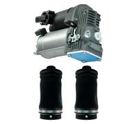 Sospensioni Pneumatiche Compressore Pompa & 2 Post. Air Spring Borse per