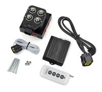 Sospensioni pneumatiche per auto Valvola del collettore della sospensione giro dell'aria dell'elettrovalvola a solenoide 12v con il telecomando 0-200psi Elettrovalvola sospensioni pneumatiche(A)