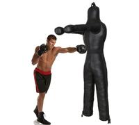 Sospeso Dummy, Judo Grappling Dummy, MMA manichino da Lotta, Karate Training Dummies, per Posizione in Piedi Manichino Wrestling Arti Marziali Boxe, Non Riempito (Color : B Black, Size : 170cm)