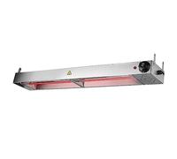 Sospeso Lampada Scaldavivande, Commerciale Lampade Riscaldanti per Cucina, Lampada di Calore Buffet per Mantenere il Cibo Caldo, Temperatura Regolabile 30-85 ℃(1pcs,Size:120cm)