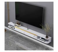 Sospeso Mobile TV sospeso a parete, mensola moderna sotto la TV con anta ribaltabile e ripiano aperto, mobile console for centro intrattenimento con spazio for riporre oggetti, for soggiorno, camera d