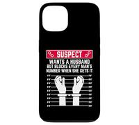 sospettato vuole un marito ma blocca il numero di ogni uomo donna Custodia per iPhone 13