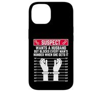 sospettato vuole un marito ma blocca il numero di ogni uomo donna Custodia per iPhone 14