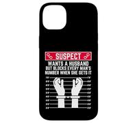 sospettato vuole un marito ma blocca il numero di ogni uomo donna Custodia per iPhone 14 Plus
