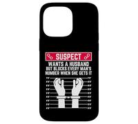 sospettato vuole un marito ma blocca il numero di ogni uomo donna Custodia per iPhone 14 Pro Max