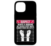 sospettato vuole un marito ma blocca il numero di ogni uomo donna Custodia per iPhone 15