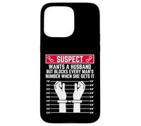 sospettato vuole un marito ma blocca il numero di ogni uomo donna Custodia per iPhone 15 Pro Max